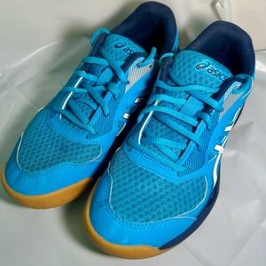 Asics Court 5 women’s blue sneaker with Breathable Mesh size 5.5